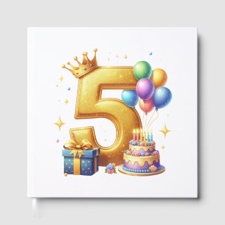 Livre D'or 5ème anniversaire doré