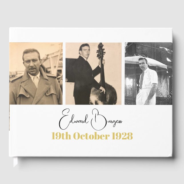 Livre D'or 90e anniversaire personnel 3 photo Momento anniver (Recto)