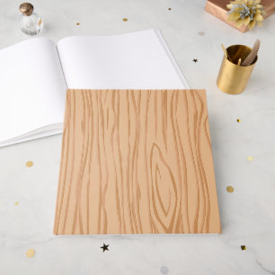 Livre d'or à motif bois classique pour toutes occa