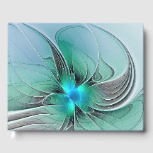 Abstrait avec bleu, art fractal moderne