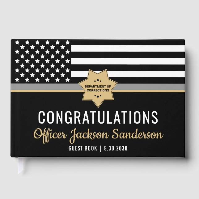 Livre D'or Agent correctionnel Fin Silver Line Retraite (Recto)