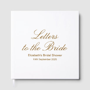 Livre D'or Album de lettres personnalisées à la mariée, album