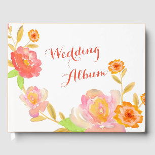 Livre D'or Album de mariage floral