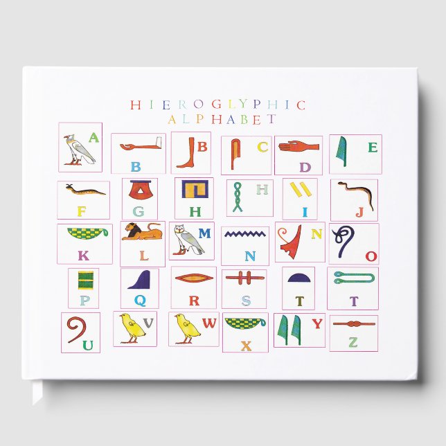 Livre D'or Alphabet Hiéroglyphique (Recto)