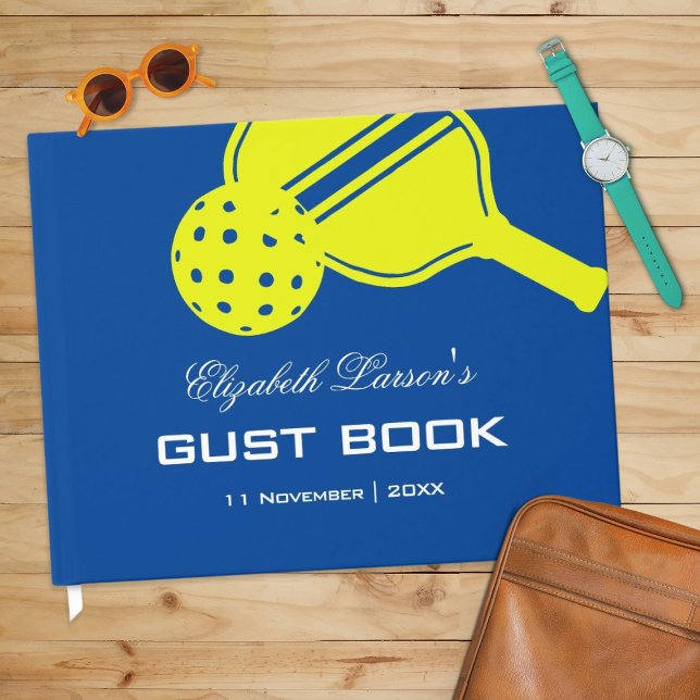 Livre D'or Amateurs de Pickleball Enterrement de Vie de Jeune (Créateur téléchargé)