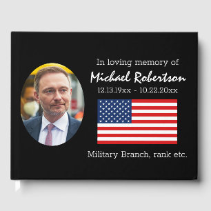 Livre d'or American Flag Veteran Memorial