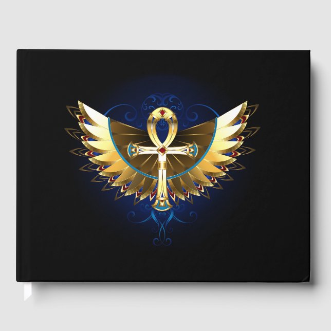 Livre D'or Ankh or avec ailes (Recto)