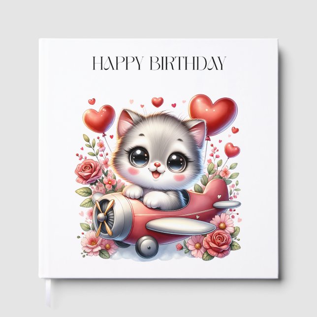 Livre D'or Anniversaire de Kitten Pilot (Recto)