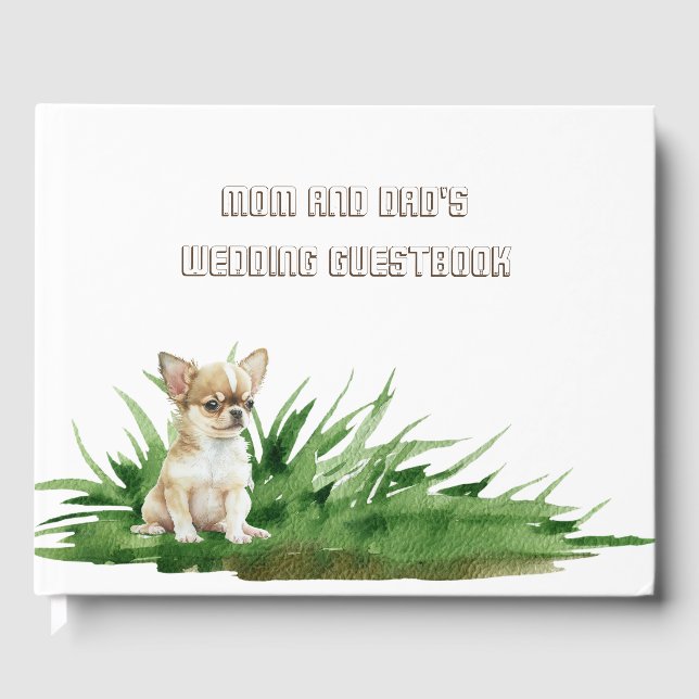 Livre D'or Anniversaire de papa et maman du chien (Recto)