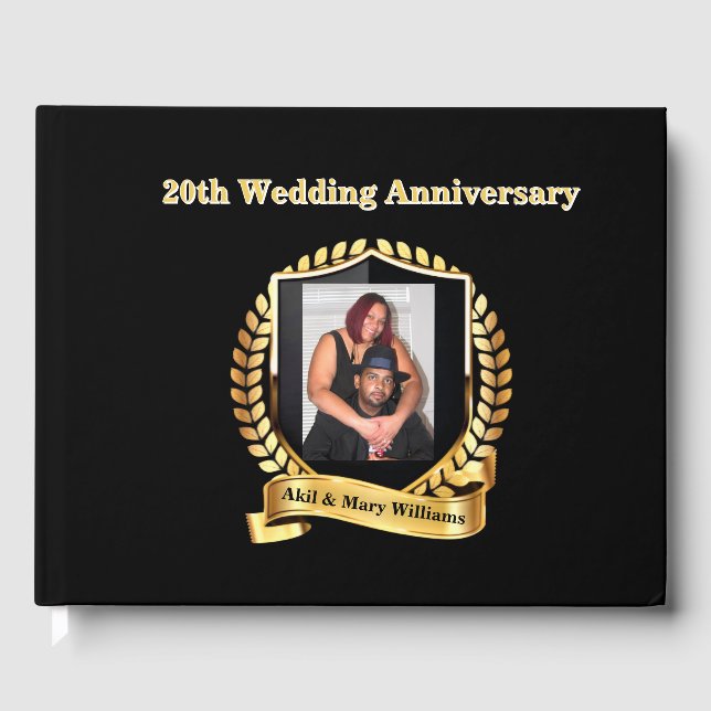 Livre D'or Anniversaire mariage (Recto)