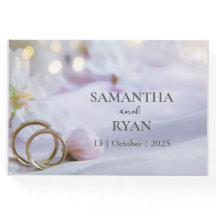 Annuaire d'invités anneaux | Luxueux Mariage