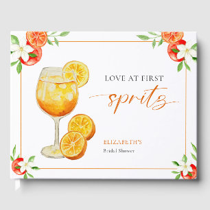 Livre D'or Aperol Amour au Premier Spritz Orange Enterrement