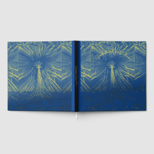 Livre D'or Arbre de la connaissance bleu profond
