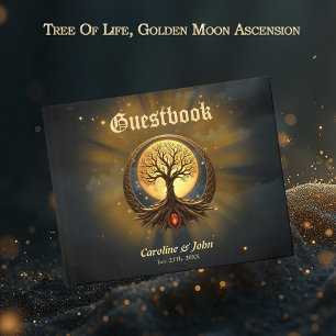Livre D'or Arbre de Vie – Illumination au Clair de Lune