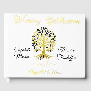 Livre D'or Arbre d'or de la vie Mariage sophistiqué intempore