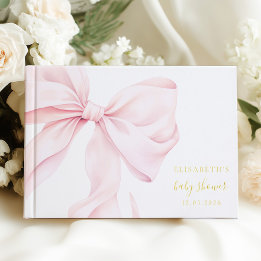 Livre D'or Arc élégant Baby Shower Or Rose