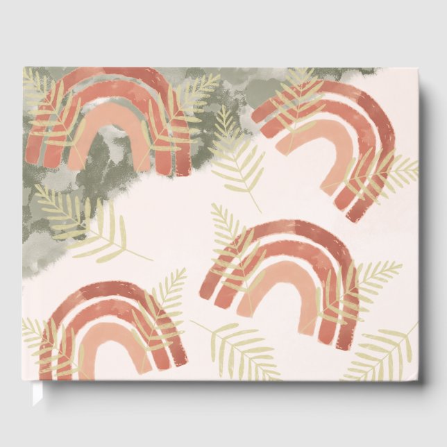 Livre D'or Arc-en-ciel Boho (Recto)