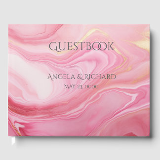 Livre D'or Arrière - plan en marbre rose