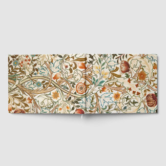 Livre D'or Art floral vintage de l'acanthe de William Morris
