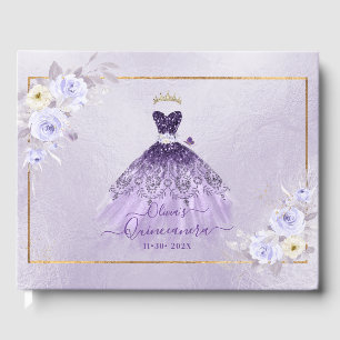 Livre D'or ArtsApp H2 Ombre Violet Parkling Quinceanera
