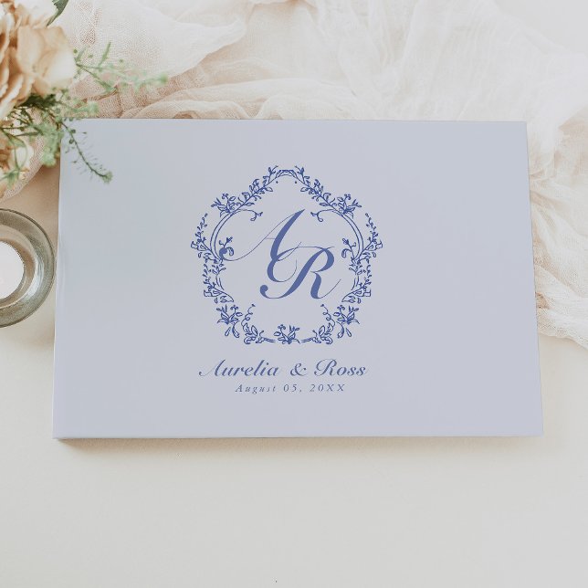 Livre D'or AURELIA Chinoiserie Monogramme floral victorien (Créateur téléchargé)