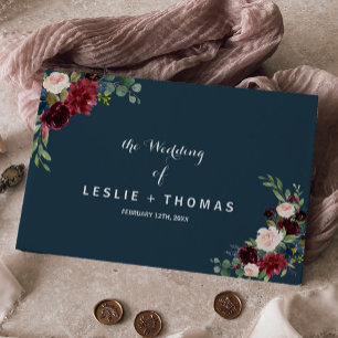 Livre D'or Automne Rustique Éblouissant Mariage Bourgogne