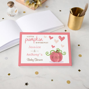 Livre D'or Baby Shower Citrouille Mignonne