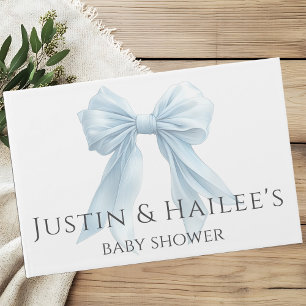 Livre D'or Baby shower de coquette pour fille blanche à la co