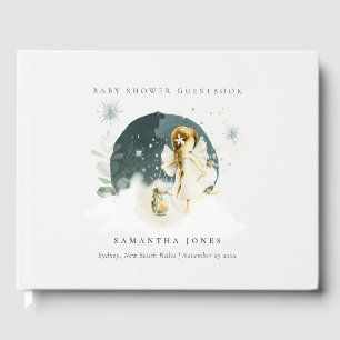 Livre D'or Baby shower Fille Fée Enchantée Magique