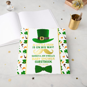 Livre D'or Baby shower moderne de la Saint Patrick de Leprech