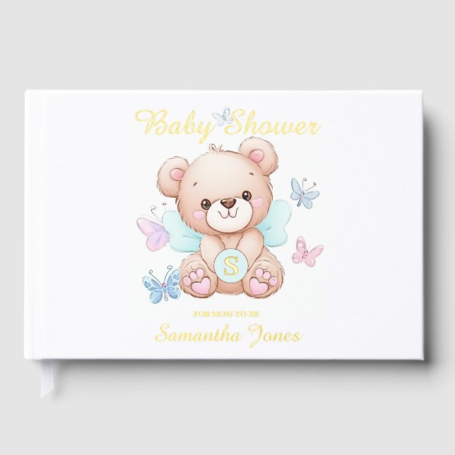 Livre D'or Baby shower personnalisé (Recto)