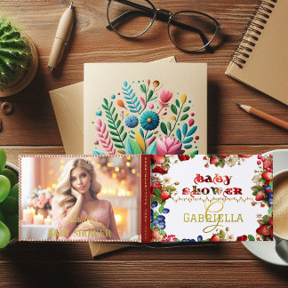 Livre D'or Baby shower photo Très Berry Sweet Strawberry Cute