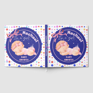 Livre D'or Baby Shower Rose, Baby Shower Fille