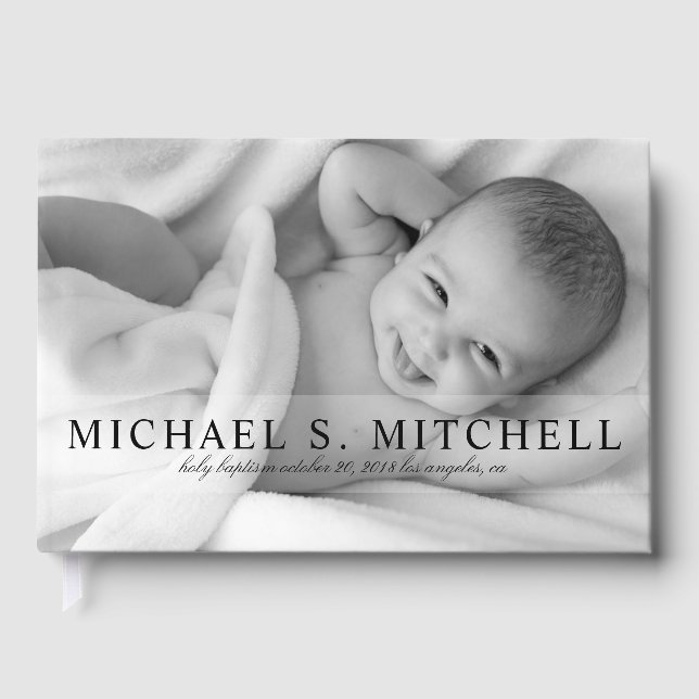 Livre D'or Baptême Bébé Baptême Bris Sip et voir (Recto)