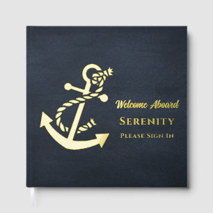 Livre D'or Bateau nautique élégant personnalisé