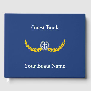 Livre D'or Bateau, voilier ou bateau à moteur