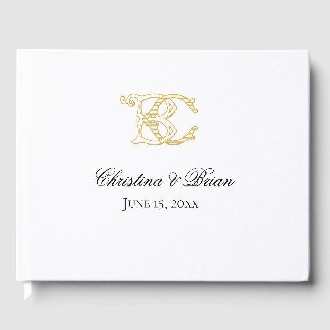 Livre d'or BC Monogram ou CB Monogram (Recto)