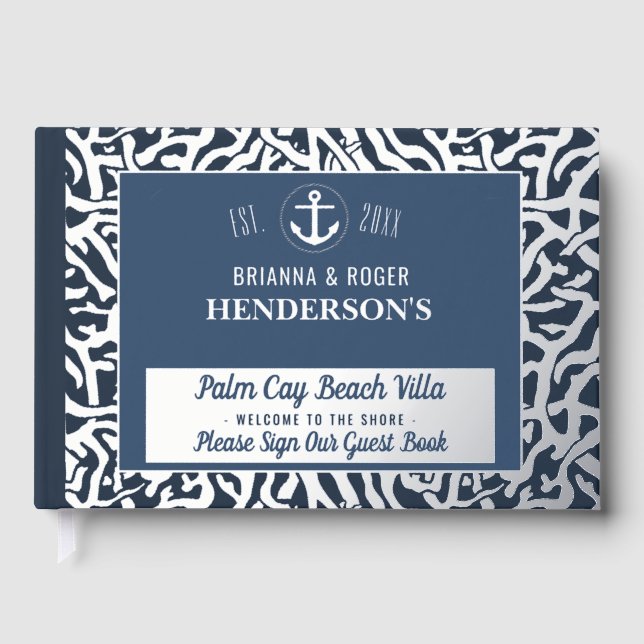 Livre D'or Beach House Nautical Coral Location de vacances Ar (Recto)