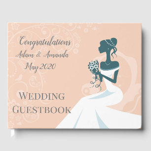 Livre D'or Beau mariage de mariée rose