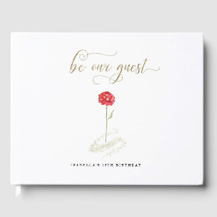 Livre D'or Beauté et la bête Mariage nuptiale d'anniversaire