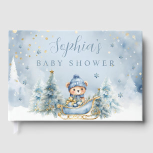 Livre D'or Bébé Il fait froid dehors Baby shower d'ours d'hiv