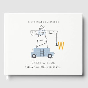 Livre D'or Belle construction urbaine Baby shower de grue gar