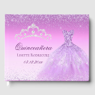Livre D'or Belle Lilac Purple Custom Quinceanera