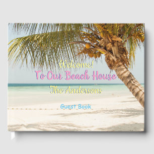 Livre D'or Bienvenue À Notre Beach House, Palm Tree