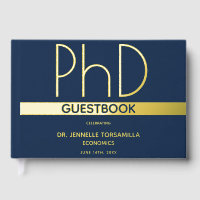 Bleu Gold Foil PhD