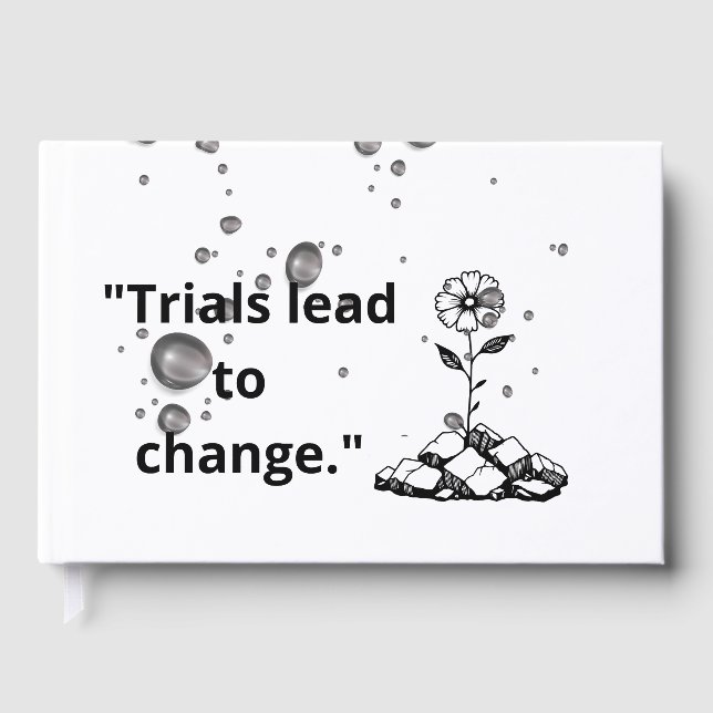 Livre D'or Bloom Through Trials – Strength from the Cracks (Recto)
