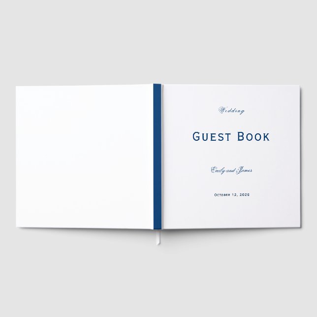 Livre D'or Blue and White Wedding (Complet)