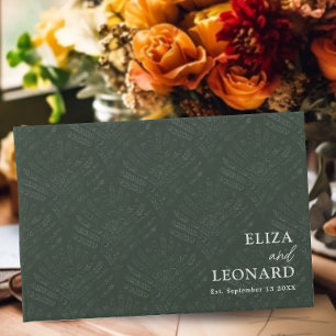 Livre D'or Bohème À feuillage persistant Fern moderne minimal