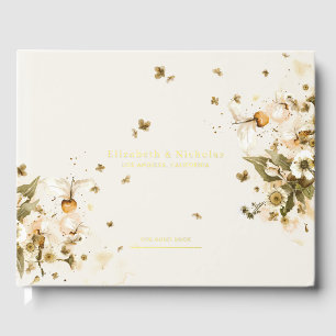 Livre D'or Boho Automne Fleur Sauvage Mariage Botanique