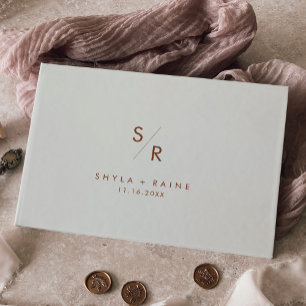 Livre D'or Boho Chic Bohemian Cream Mariage